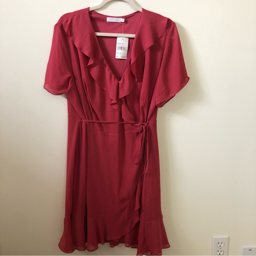 Lush wrap dress